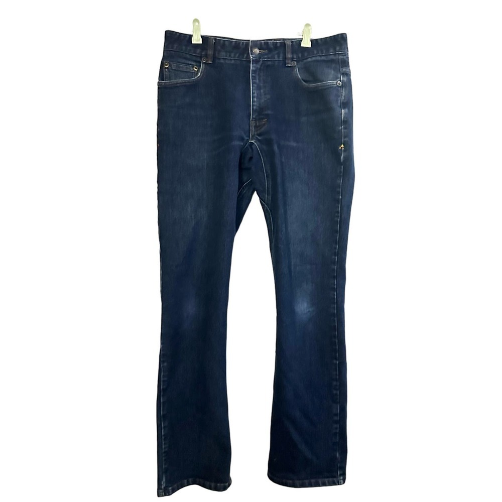 STIO Rivet Straight Leg Denim Jeans Dark Wash - Men’s 32Wx34L